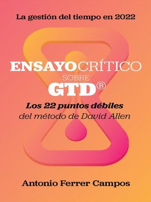 cover image of Ensayo crítico sobre GTD